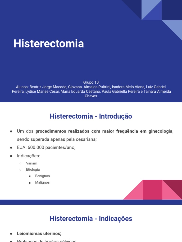 PDF) Ooforectomia durante cirurgia pélvica para doenças benignas