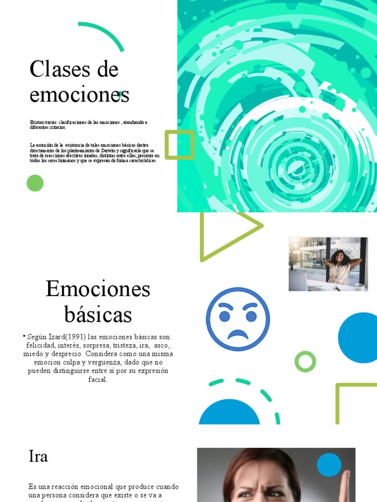 Clases de Emociones | PDF | Las emociones | La naturaleza humana