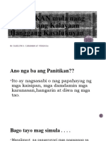 PANITIKAN Mula Nang Matamo Ang Kalayaan Hanggang Kasalukuyan Report