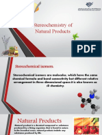 Stereochemistry of Natural Products