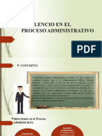 1EL SILENCIO EN EL PROCESO ADMINISTRATIVO