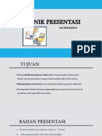 12 Teknik Presentasi