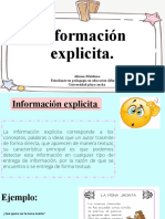 Información Explicita