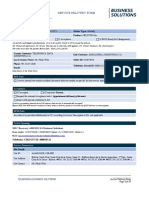 Service Delivery Form: Form Date (Day/month/year) : 23/03/2021 Order Type: Modify