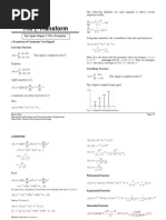 Z Transform Summary