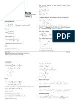 z-Transform of Commonly Used Signals