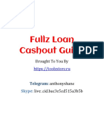 Fullz Loan Cashout Guide: Brought To You by