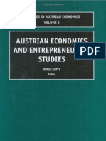 Koppl ed. - Austrian Economics and Entrepreneurial Studies (