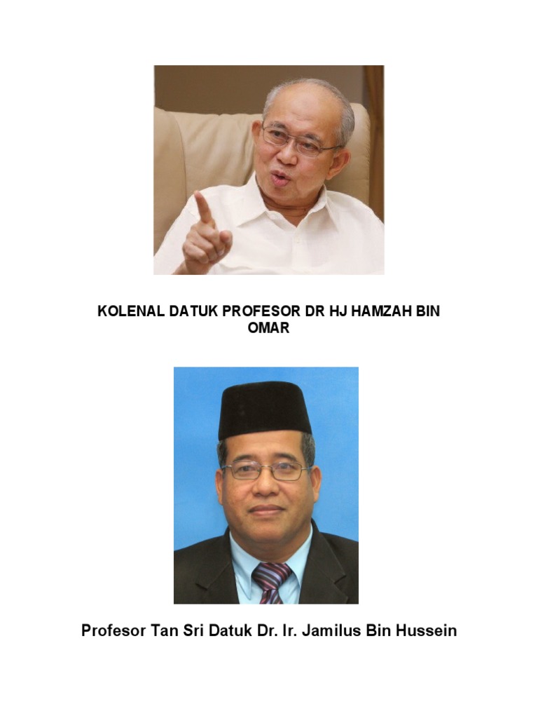 Kolenal Datuk Profesor DR HJ Hamzah Bin Omar  PDF