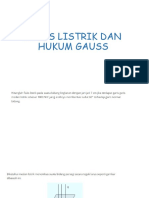 Fluks Listrik Dan Hukum Gauss