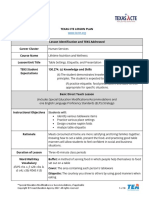 Lesson Plan Table Settings, Etiquette and Presentation_0_0