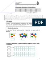 Guia Formativa Matemática 1° Básico