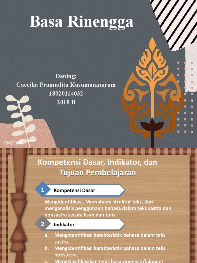 Media Pembelajaran Basa Rinengga | PDF
