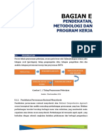 E - Pendekatan Metodologi Dan Program Kerja