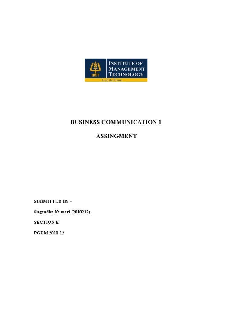 Importance of Effective Business Communication | PDF | Business Process ...