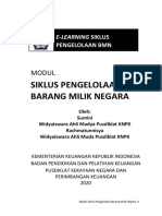 Modul Siklus Pengelolaan Barang Milik Negara