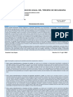 Programación anual de matemática 3ro secundaria