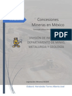Concesiones Mineras en México
