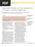 Download leadership theories and the development of nurses in primary health care by Noor Rashidah Baharuddin SN51097145 doc pdf