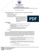 MINUTES-FORMULATION OF THE SCHOOL POLICY Under The NEW NORMAL