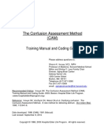 The Confusion Assessment Method (CAM) : Training Manual and Coding Guide