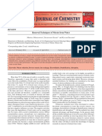 Removal Techniques of Nitrate From Water 2014