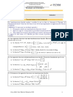 Transformaciones lineales en álgebra lineal