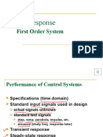 7. Time Response (1st Order System)