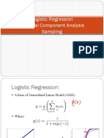 Logistic Regression Principal Component Analysis Sampling