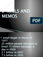 E-MAILS AND MEMOS