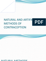 Natural and Artifical Methods of Contraception