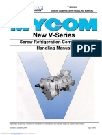 New V-Series: Screw Refrigeration Compressor Handling Manual