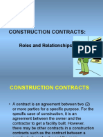 Construction Contracts:: Roles and Relationships