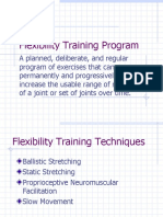 Flexibility Training Program
