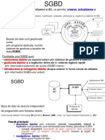 1 - SGBD Si Integritatea Datelor