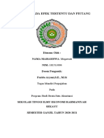 Investasi pada efek tertentu dan piutang