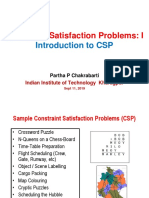 Constraint Satisfaction Problems: I: Introduction To CSP
