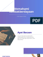 Memahami Ketidakberdayaan