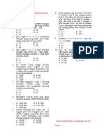 Uh Matematika Wajib Kelas Xii