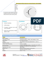 Technical Specification: Conventional Photo-Electronic Smoke Detector AW-CSD381