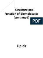 Class 3 - The Structure and Functions of Biomolecules 2