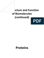 Class 4 - The Structure and Functions of Biomolecules