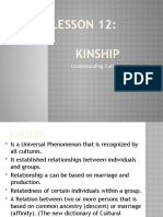 Lesson 12: Kinship: Understanding Culture, Society and Politics