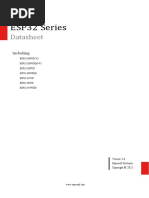 Esp32 Datasheet en