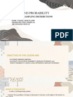 Statistics and Probability: Sampling and Sampling Distributions