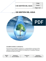 Plan de Gestión Del Agua