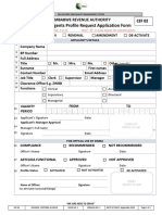 Form Cef 02 Asycuda Agents Profile Request Application Form