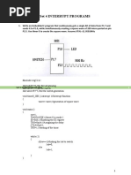 Set 4 Interrupt Programs