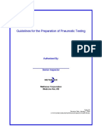 Guidelines For The Preparation of Pneumatic Testing: Authorized by