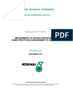 Petronas Technical Standards: Measurement of Viscous Properties of Completion Fluids (Endorsement of Iso 13503-1)